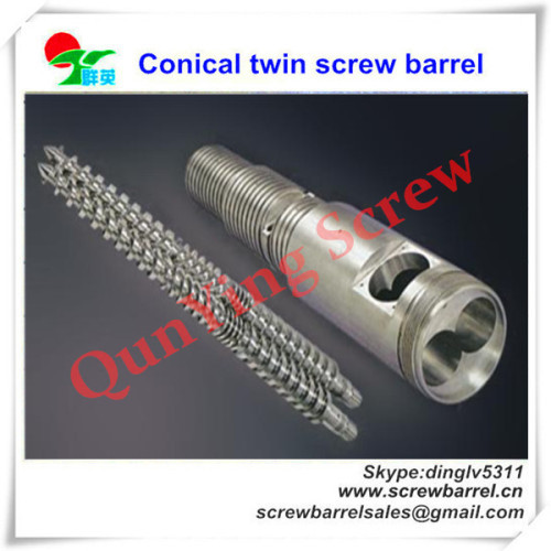 conical twin screw & cylinder