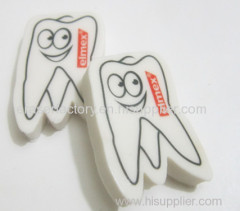 Tooth Erasers for toothpaste promotions