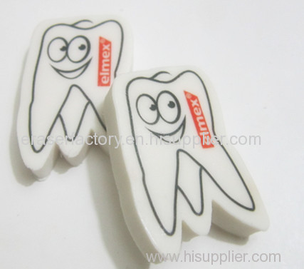 Tooth Erasers for toothpaste promotions
