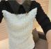 Women thin body and velvet long-sleeved large size T-shirt