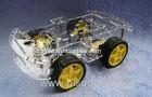 L293D 4wd Drive Robot Smart Car Chassis , Remote Control Car Parts