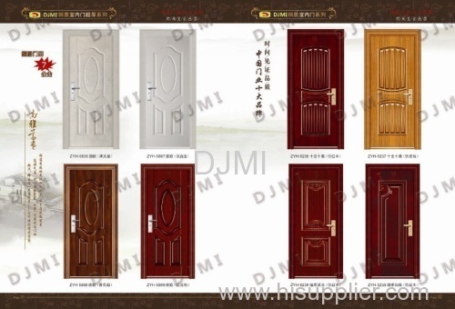 Wood Grain Steel Door