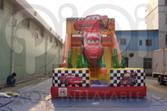 INFLATABLE DISNEY CARS DOUBLE LANE SLIDE