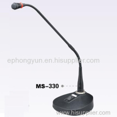 High sensitivity 9V Gooseneck microphone Condenser conference microphone MS-330