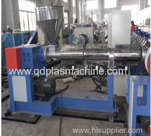 Flexible plastic PVC spiral steel wire pipe machinery