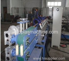 Flexible plastic PVC spiral steel wire pipe machinery