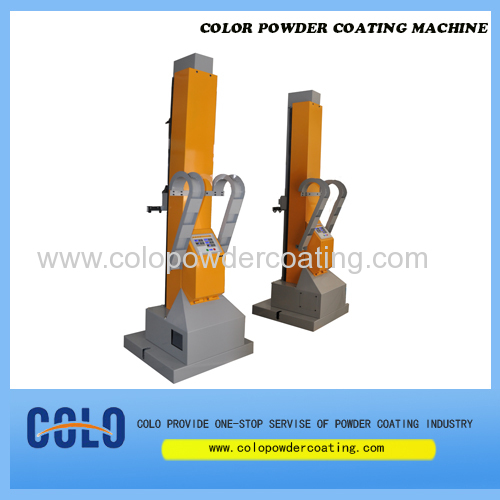 Automatic powder coating reciprocator