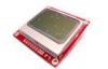 Arduino Module , Nokia 5110 LCD Module With White Backlight RED PCB for Arduino