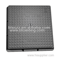 EN124 heavy duty ductile iron manhole cover