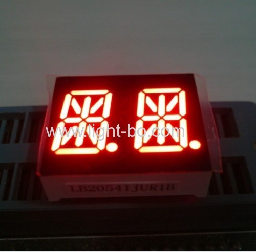 Ultra Blue 14 Segment LED Display Common Anode 0.54" Dual Digit for home appliances
