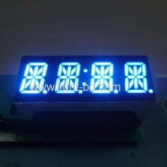 Ultra Blue 14 Segment LED Display Common Anode 0.54