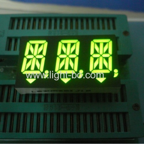 Ultra-Blau 14 Segment LED-Anzeige mit gemeinsamer Anode 0,54 "Dual Digit für Haushaltsgeräte