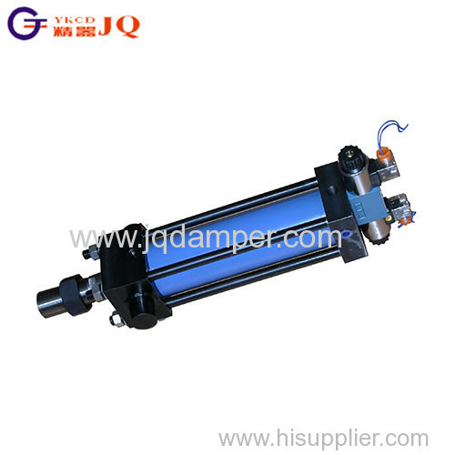 Oil cylinder with valve