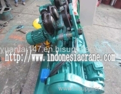 monorail wire rope electric hoist with wire rope