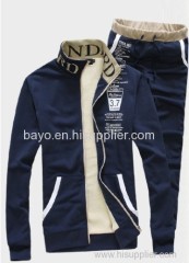 Man's warm sports leisure suit cotton suit sportswear