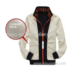 Man's warm sports leisure suit cotton suit sportswear