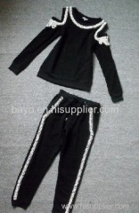 Women's new comfortable fashion manual nail wooden ball sports suits