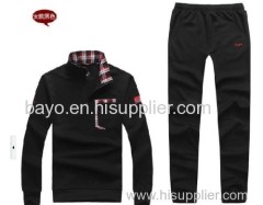 Men and women is pure color cotton sportswear of the four seasons