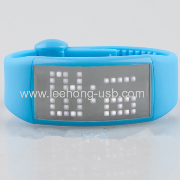 Beautiful 3D USB Pedometer Watch For Sports 