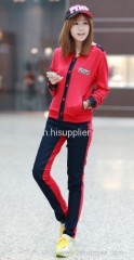 Ms. Leisure sport suit three-piece suit