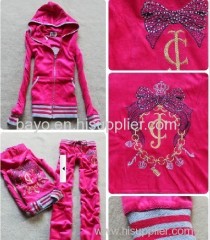 Women velvet leisure sport suit