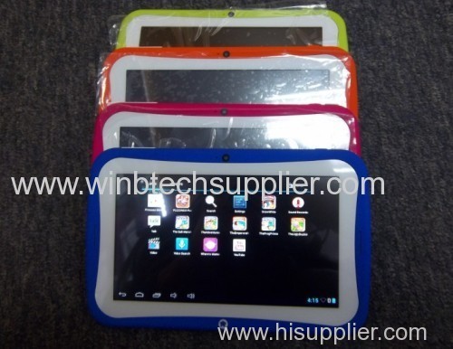 7inch 1024x600 dual core kids pad tablet pc
