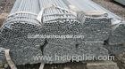 GI Hollow Square Galvanized Steel Pipe , BS1387 Construction Scaffolding Pipes