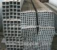 Construction Scaffolding Galvanized Steel Square Pipe , DSAW Hollow Pipe