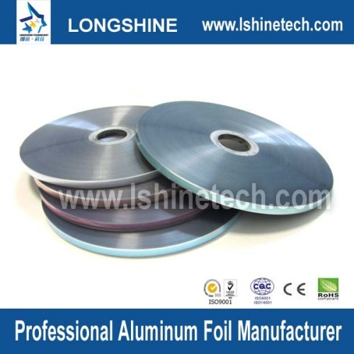 Aluminum polyester foil free edge