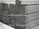 Hollow EFW Galvanized Steel Square Pipe , ASTM / BS Q195 Steel Pipe