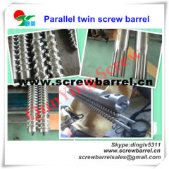 parallel twin barrel and screws