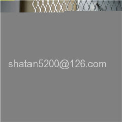 diamond hole pvc coated expanded wire mesh