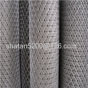 diamond hole pvc coated expanded wire mesh