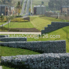 hexagonal pvc coated blocks gabion box for Retaining wall