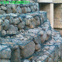 Galfan gabion box for hydraulic structures