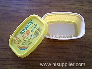 cheese container or double blister container for cheese