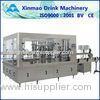 Hot Rotary Juice Glass Bottle Filling Machine , Gravity Liquid Filling System