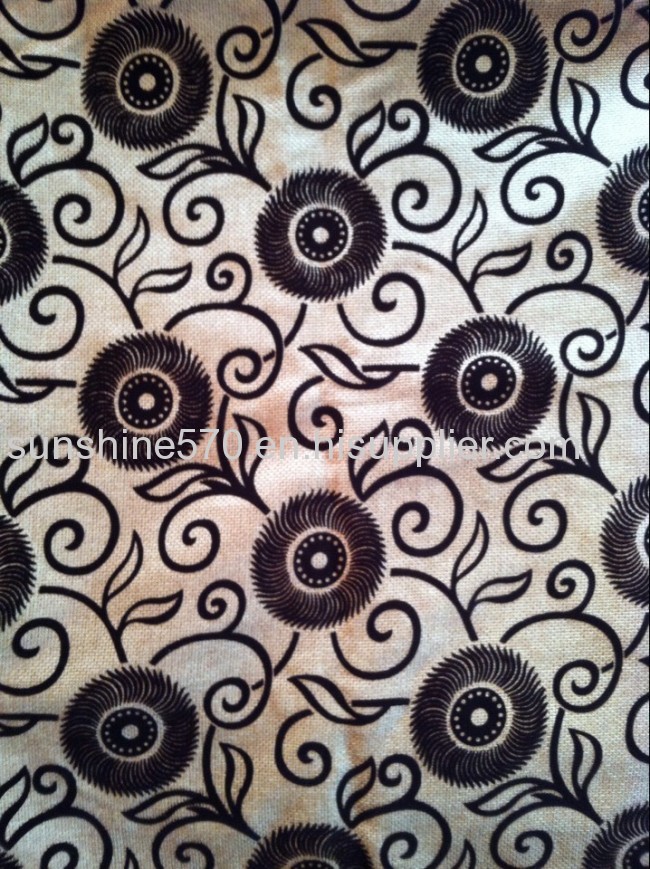flocking upholstery textile. sofa fabric,flocking curtain fabric,flocking decorative fabric.