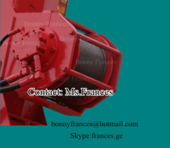 Crane winch drilling hydraulic winch