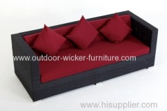 Basic outdoor PE rattan leisure sofa