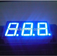 Ultra White triple digit 14.2mm common anode 7 segment led display for Instrument Panel