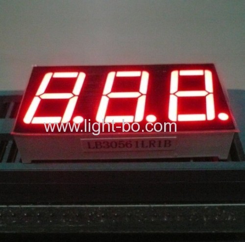 Ultra White 0.56 inches common cathode 3 digit led display for air conditioners