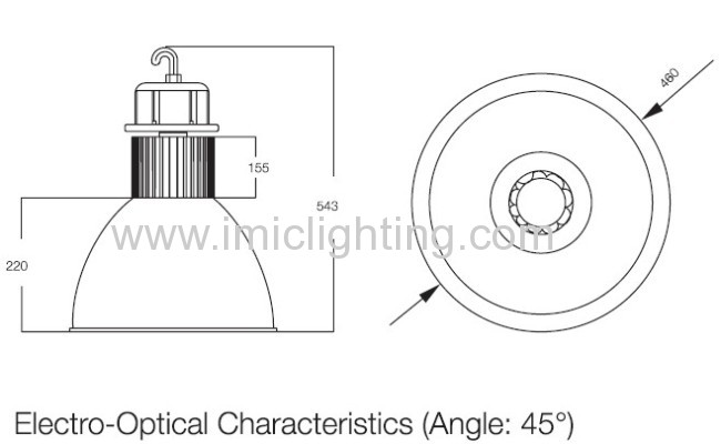 50W COB LED High Bay Light