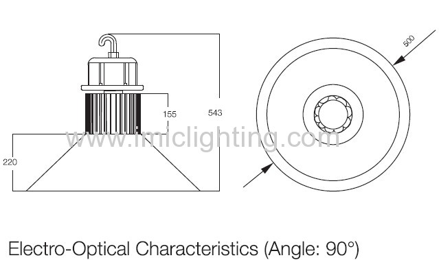 50W COB LED High Bay Light