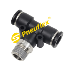 PB Male Branch Tee NPT Thread Push in Fitting