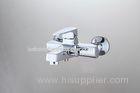 Contemporary Bathtub Bathroom Sink Faucets Chrome Polished , Wall Mounted Type