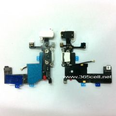 iPhone 5 Charger dock headphone audio mic flex cable