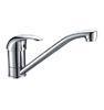 Modern Chrome Kitchen Sink Water Faucet Ceramic / Hot And Cold kitchen Faucets Ceramic