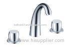 Deck Mounted Brass Basin Mixer Faucet Mixer Taps with Three Holes