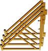 Yellow Q345 Q235 Indoor Scaffolding Wide Outrigger Hot Dip Galvanizated